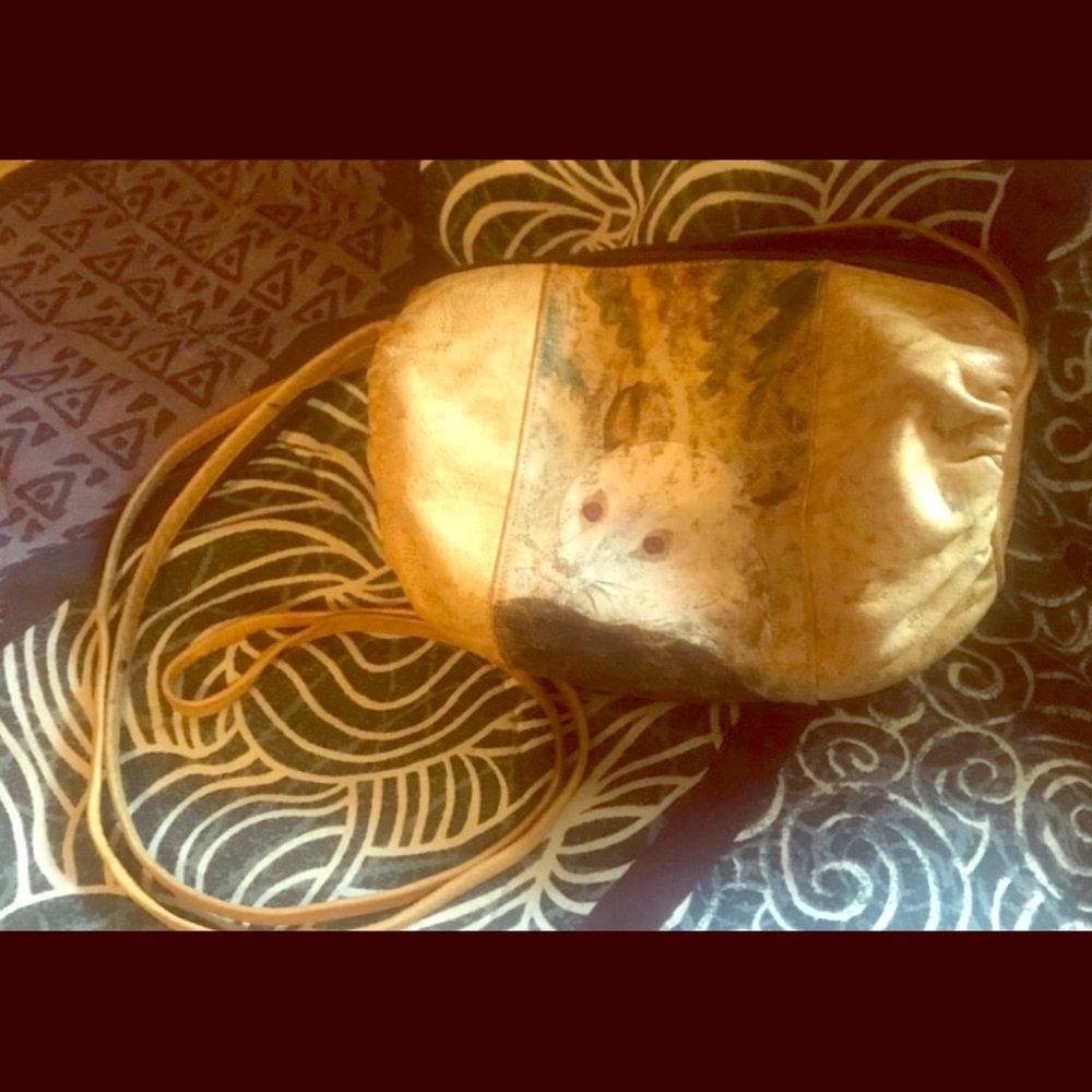Vintage Euro Art Mouse Purse